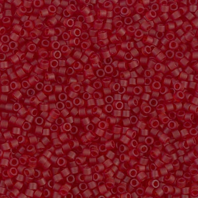Miyuki Delica - 11/0 – Matte Transparent Dark Cranberry DB-1262