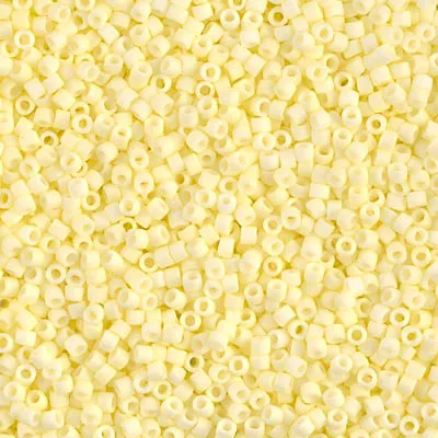Miyuki Delica - 11/0 – Matte Opaque Pale Yellow DB-1511