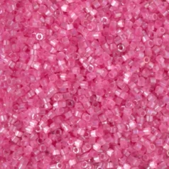Miyuki Delica - 11/0 – Silk Inside Dyed Rose AB DB-1867