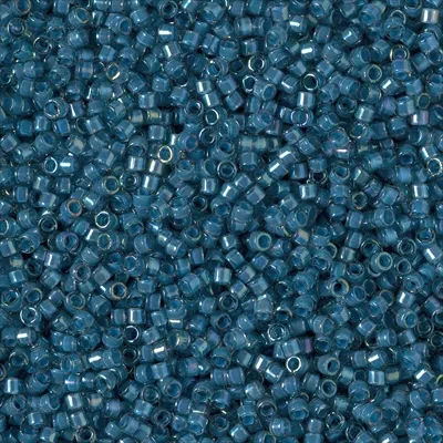 Miyuki Delica - 11/0 – Fancy Lined Teal Dark Blue DB-2384