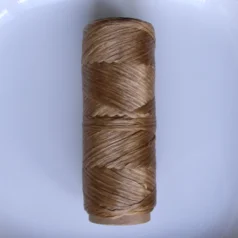 Waxed Flat Polyester Sinew Shades Natural
