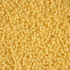 Czech Seed Beads, 10/0 - Solgel Chalk Yellow (loose)