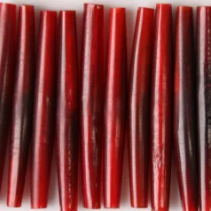 Bead, Horn 2,5 inch Horn Pipe in Red