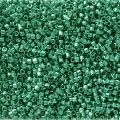 Miyuki Delica - 11/0 – Duracoat Galvanized Emerald Green DB-2506