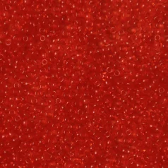 Czech Seed Beads, 10/0 - Transparent Light Red (loose)