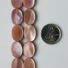 Pink shell Oval 10x 14mm