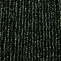 Czech Seed Beads, 11/0 - Silverlined Dark Olivine Square Hole (strung)