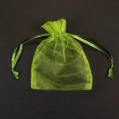 Alternative view of ORGANZA JEWELRY BAGS 8 x 10 cm - GREEN