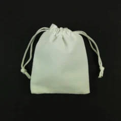 Alternative view of Velvet JEWELRY BAGS 8 x 10 cm – WHITE