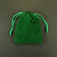 Alternative view of Velvet JEWELRY BAGS 8 x 10 cm – Green