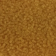Czech Seed Beads, 10/0 - Transparent Matt Light Topaz (loose)