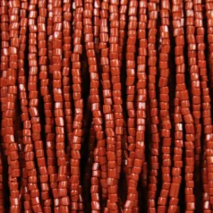 Czech Seed Beads, 9/0, 3-Cut - Opaque Brown (strung)