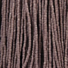 Czech Seed Beads, 9/0, 3-Cut - Opaque Mauve (strung)