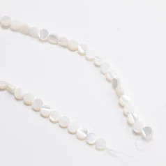 Round White Shell 6mm