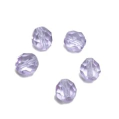 Preciosa Czech Fire-Polished Beads, 8mm Round - Alexandrite