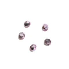 Preciosa Czech Fire-Polished Beads, 4mm Mirror - Light Violet