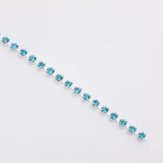 Alternative view of Aqua Rhinstone Banding size 4.5 (1.6- 1.7mm)