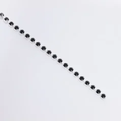 Alternative view of Jet  Rhinestone Banding Size 6.5 ( Approx.2.0 - 2.1 mm)