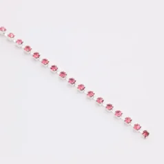 Alternative view of Fuchsia Rhinestone Banding Size 8 (approx. 2.3- 2.4mm)