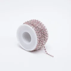 Rose Rhinestone Banding Size 14 ( Approx.3.4- 3.5mm)