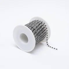Jet  Rhinestone Banding Size 14 ( Approx.3.4- 3.5mm)