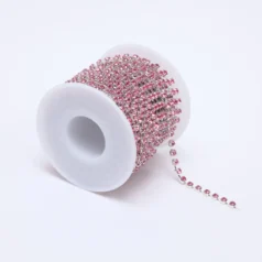 Fuchsia Rhinestone Banding Size 14 ( Approx.3.4- 3.5mm)