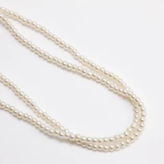 Glass Pearl 3 mm Dark Cream  60 cm/ St