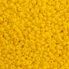 Czech Seed Beads, 10/0 - Opaque Matt Yellow (loose)
