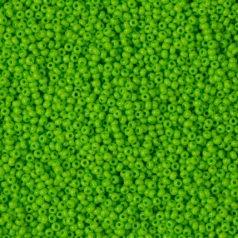 Czech Seed Beads, 11/0 - Terra Intensive Light Green (loose)