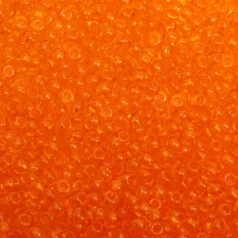Czech Seed Beads, 8/0 - Transparent Orange (loose)