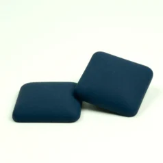 Square Matt Cabochon - Navy