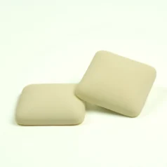 Square Matt Cabochon - White