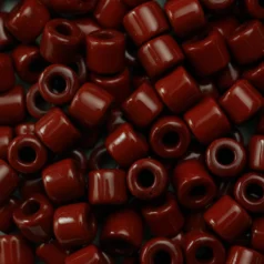 Preciosa  Rola Beads, Opaque Size 6.2mm - Brown (loose)