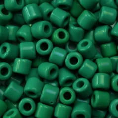 Preciosa  Rola Beads, Opaque Size 6.2mm - Dark Green (loose)