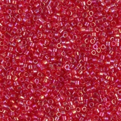 Miyuki Delica - 11/0 - Transparent Red AB DB-172