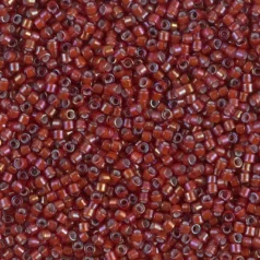 Miyuki Delica - 11/0 - White Lined Root Beer AB DB-1781