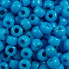 Glass Crow Bead - 9mm - Opaque Turquoise