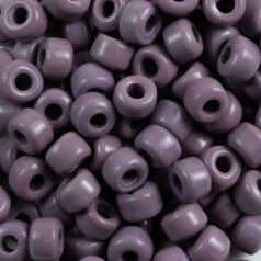 Glass Crow Bead - 9mm - Taupe