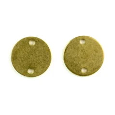 Brass Circle charm 11.96x0.97nnm