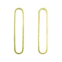 Brass Oval Connector40x9.0x1.0mm