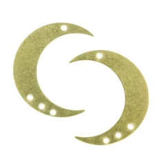 Brass Cresent Connector 37.83x33.01x1.03