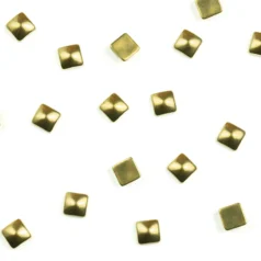 Alternative view of Brass Square Studs 4.83x4.64x1.5mm
