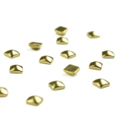 Brass Square Studs 4.83x4.64x1.5mm