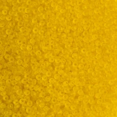 Czech Seed Beads, 10/0 - Transparent Matt Yellow (loose)