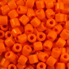 Preciosa  Rola Beads, Opaque Size 6.2mm - Orange