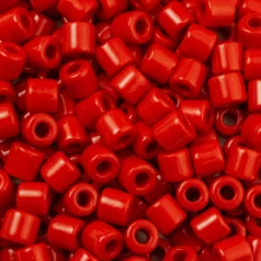 Preciosa  Rola Beads, Opaque Size 6.2mm - Red