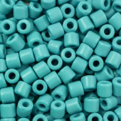 Preciosa  Rola Beads, Opaque Size 6.2mm - Medium Turquoise
