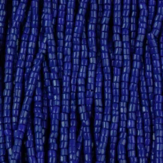 Czech Seed Beads, 9/0, 3-Cut - Opaque Navy (strung)