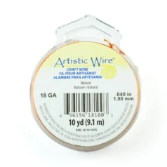 Alternative view of Artistic Wire 18ga. - Natural (10 yard/spool)