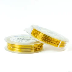 Artistic Wire SILVER 18ga. - Lemon (20 feet/spool)